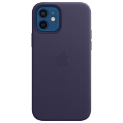 photo Husă pentru smartphone iPhone 12/ 12 Pro Back/ Piele/ Purple