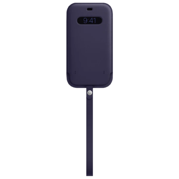 Husă pentru smartphone iPhone 12 Pro Max MagSafe/ Piele/ Purple photo 1