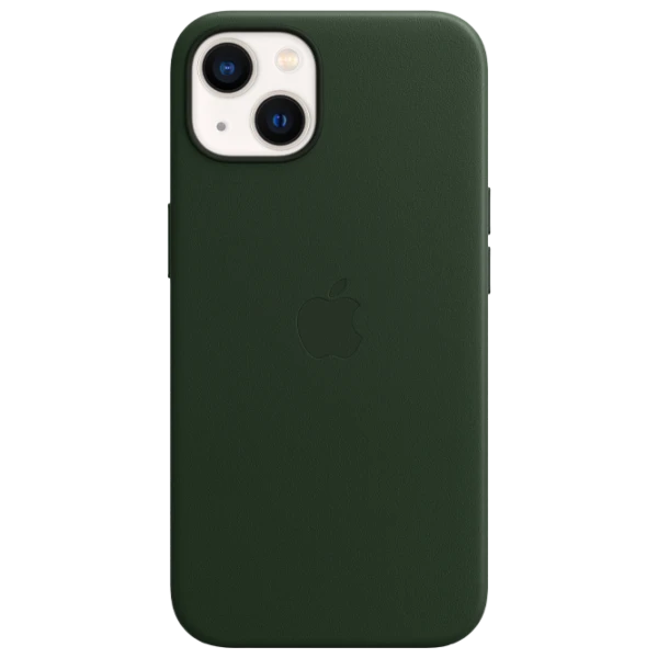 Чехол для смартфона iPhone 13 Back/ Кожа/ Зелёный photo 1