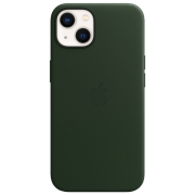 photo Husă pentru smartphone iPhone 13 Back/ Piele/ Green