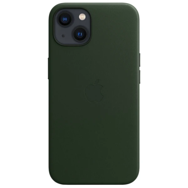 Чехол для смартфона iPhone 13 Back/ Кожа/ Зелёный photo 2