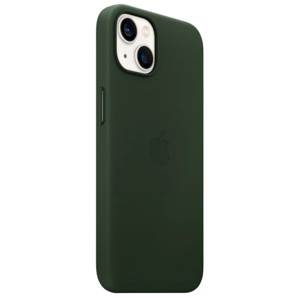 Чехол для смартфона iPhone 13 Back/ Кожа/ Зелёный photo 3