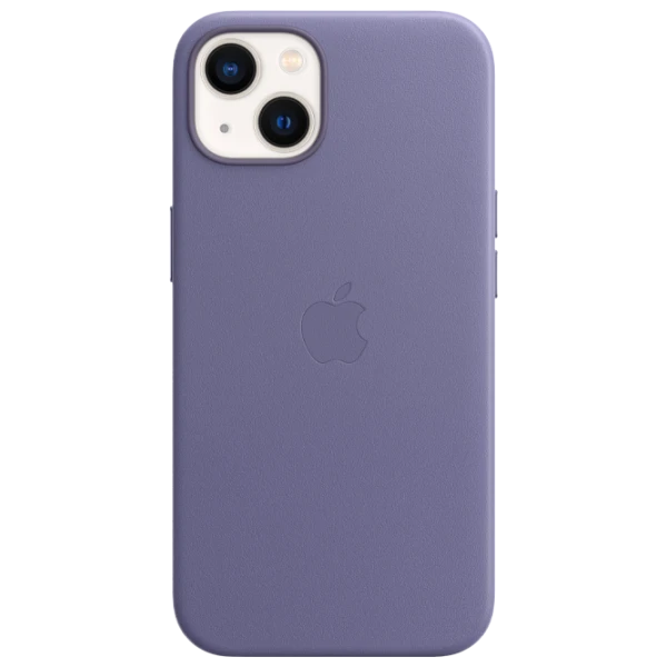 Husă pentru smartphone iPhone 13 Back/ Piele/ Purple photo 1