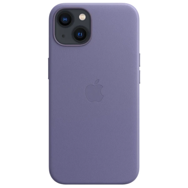 Husă pentru smartphone iPhone 13 Back/ Piele/ Purple photo 2