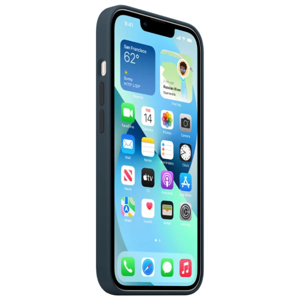 Husă pentru smartphone iPhone 13 mini Back/ TPU/ Blue photo 4