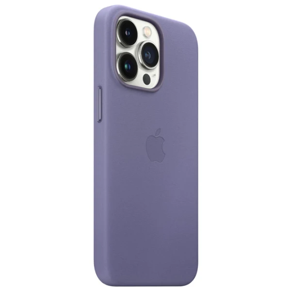 Husă pentru smartphone iPhone 13 Pro Back/ Piele/ Purple photo 3