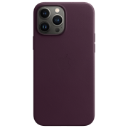photo Husă pentru smartphone iPhone 13 Pro Max Back/ Piele/ Cherry