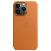 photo Husă pentru smartphone iPhone 13 Pro Max Back/ Piele/ Brown