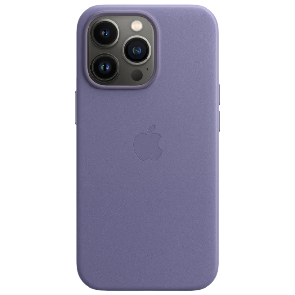 Husă pentru smartphone iPhone 13 Pro Max Back/ Piele/ Purple photo 1