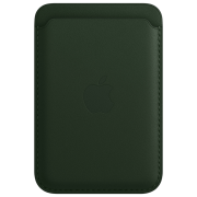 photo Husă Portmoneu iPhone 12 - 14 All MagSafe/ Piele/ Green