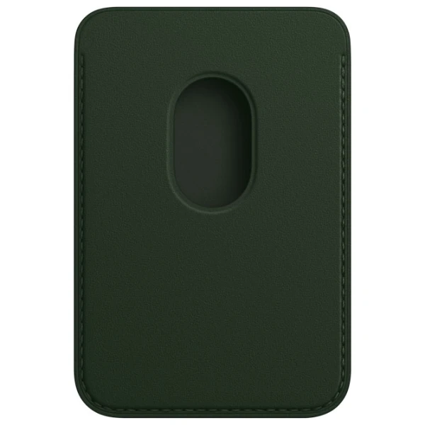 Husă Portmoneu iPhone 12 - 14 All MagSafe/ Piele/ Green photo 3