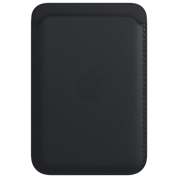 Husă Portmoneu iPhone 12 - 14 All MagSafe/ Piele/ Black photo 1