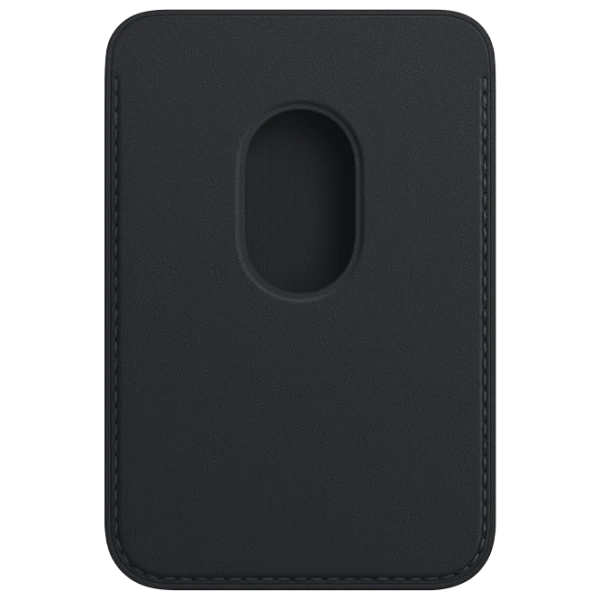 Husă Portmoneu iPhone 12 - 14 All MagSafe/ Piele/ Black photo 3