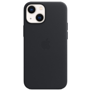 photo Husă pentru smartphone iPhone 13 mini Back/ Piele/ Black
