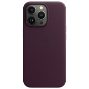 photo Husă pentru smartphone iPhone 13 Pro Back/ Piele/ Cherry