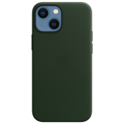 photo Husă pentru smartphone iPhone 13 mini Back/ Piele/ Green