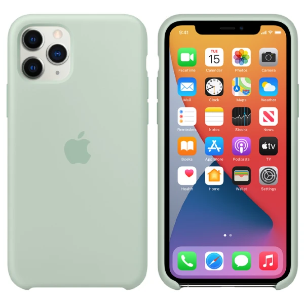Husă pentru smartphone iPhone 11 Pro Max Back/ TPU/ Green photo 3