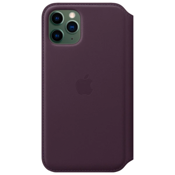 Husă pentru smartphone iPhone 11 Pro Flip Cover / Piele / Purple photo 1