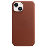 photo Husă pentru smartphone iPhone 14 MagSafe Back/ Piele/ Brown