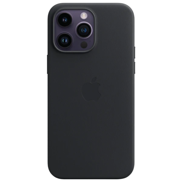 Чехол для смартфона iPhone 14 Pro Max MagSafe Back/ Кожа/ Черный photo 1