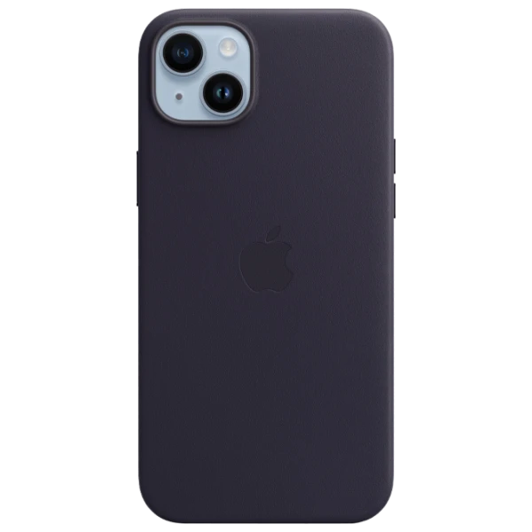 Husă pentru smartphone iPhone 14 Plus MagSafe Back/ Piele/ Purple photo 1