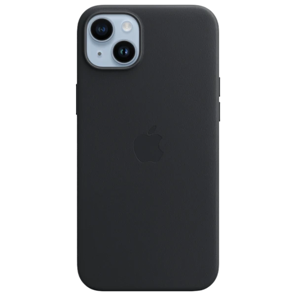 Husă pentru smartphone iPhone 14 Plus MagSafe Back/ Piele/ Black photo 1