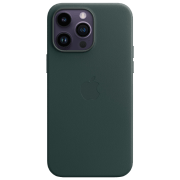 photo Husă pentru smartphone iPhone 14 Pro Max MagSafe Back/ Piele/ Green