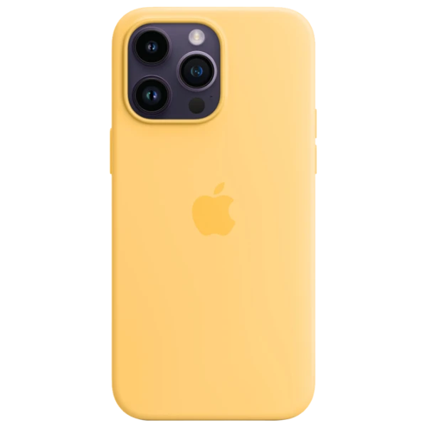 Husă pentru smartphone iPhone 14 Pro Max MagSafe Back/ TPU/ Yellow photo 1