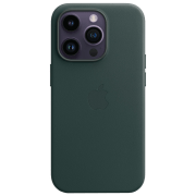photo Husă pentru smartphone iPhone 14 Pro MagSafe Back/ Piele/ Green
