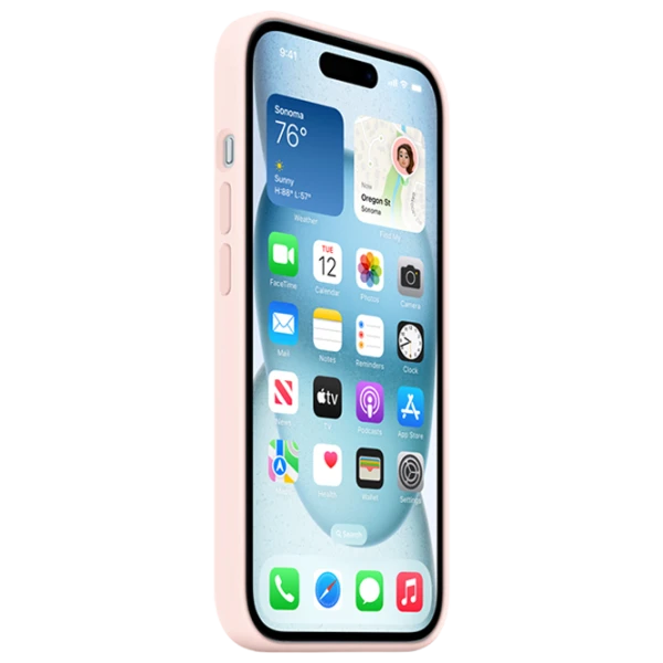 Чехол для смартфона iPhone 15 MagSafe Back/ TPU/ Розовый photo 3