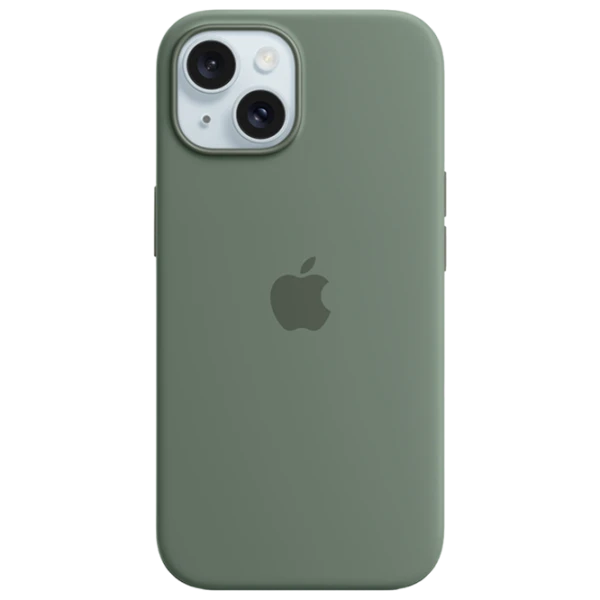 Husă pentru smartphone iPhone 15 MagSafe Back/ TPU/ Green photo 1