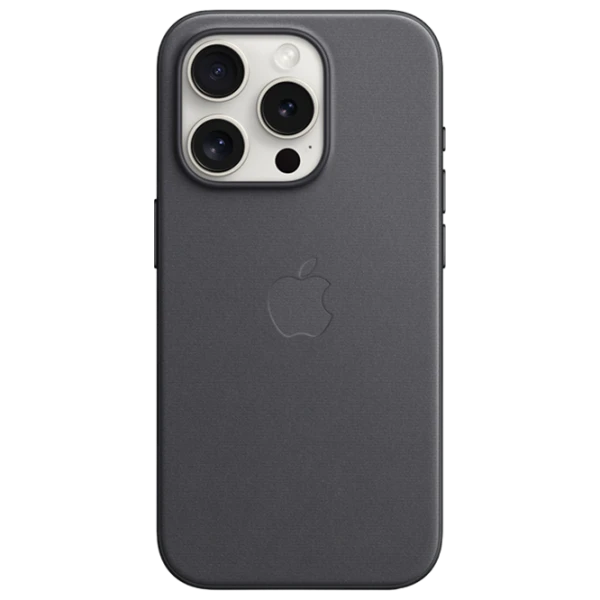 Чехол для смартфона iPhone 15 Pro MagSafe Back/ FineWoven/ Черный photo 1
