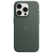 photo Чехол для смартфона iPhone 15 Pro MagSafe Back/ FineWoven/ Зелёный