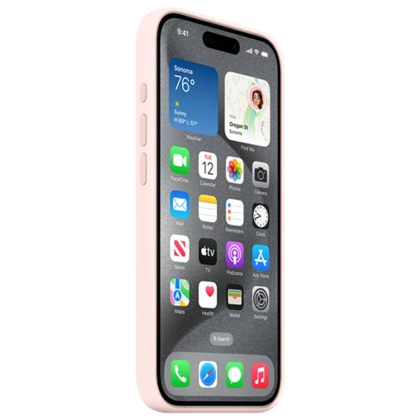 Husă pentru smartphone iPhone 15 Pro MagSafe Back/ TPU/ Pink photo 3