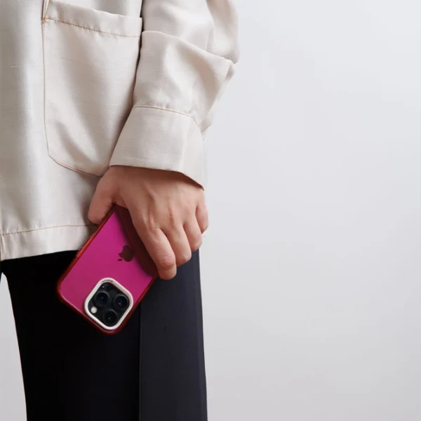 Чехол для смартфона iPhone 14 Pro Max MagSafe Back/ PC/ Розовый photo 5