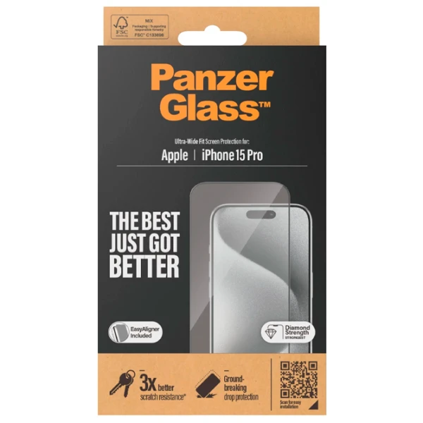 Sticlă de protecție Apple iPhone 15 Pro PanzerGlass photo 4