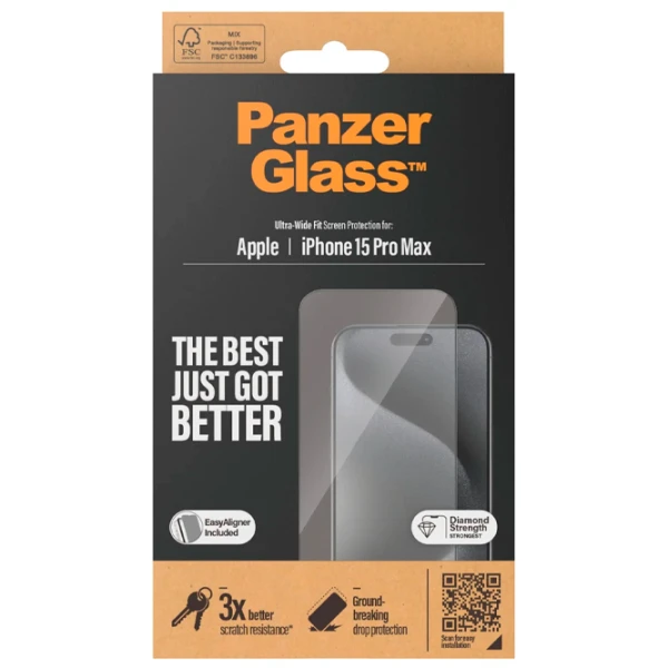 Защитное стекло Apple iPhone 15 Pro Max PanzerGlass photo 3