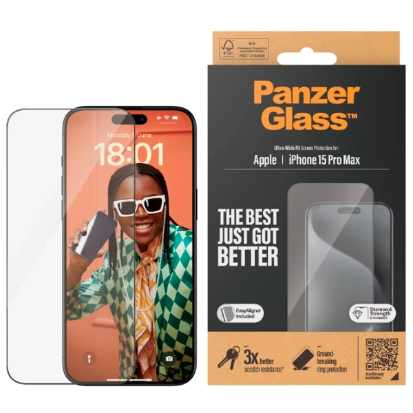 Защитное стекло Apple iPhone 15 Pro Max PanzerGlass photo 4