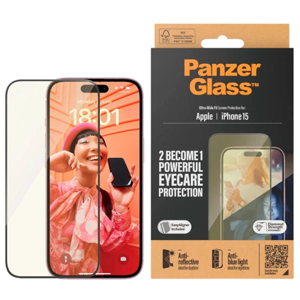 Защитное стекло Apple iPhone 15 PanzerGlass photo 3
