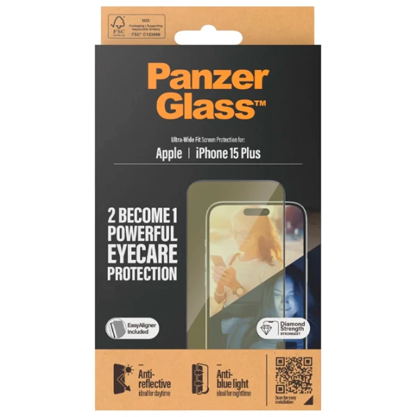 Sticlă de protecție Apple iPhone 15 Plus PanzerGlass photo 3