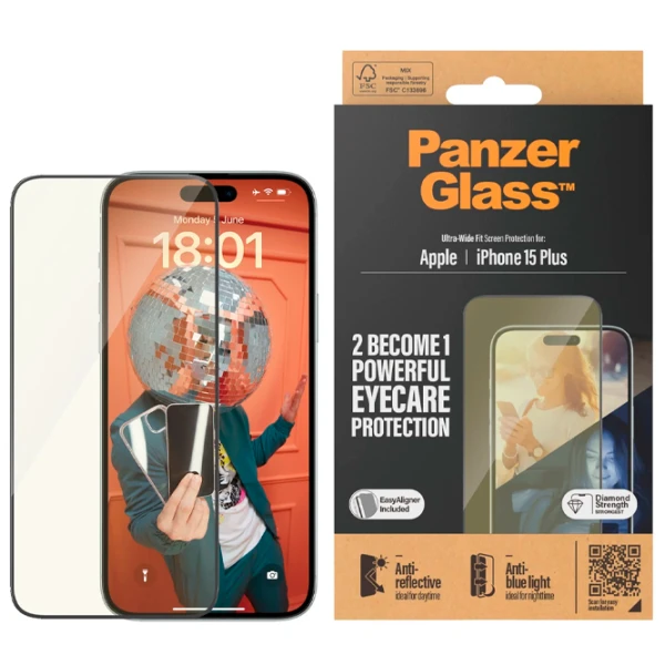 Sticlă de protecție Apple iPhone 15 Plus PanzerGlass photo 4