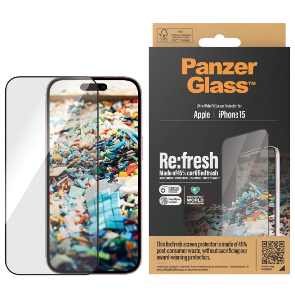 Защитное стекло Apple iPhone 15 PanzerGlass photo 4