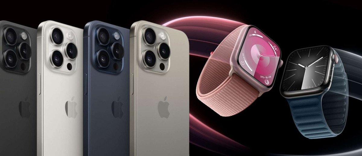 iPhone 15 и Apple Watch Ultra 2