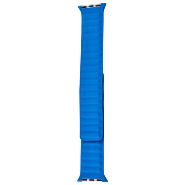 Curelușă Apple Watch M/ L Leather/ 42/ 44 mm/ Blue Baltic photo 1