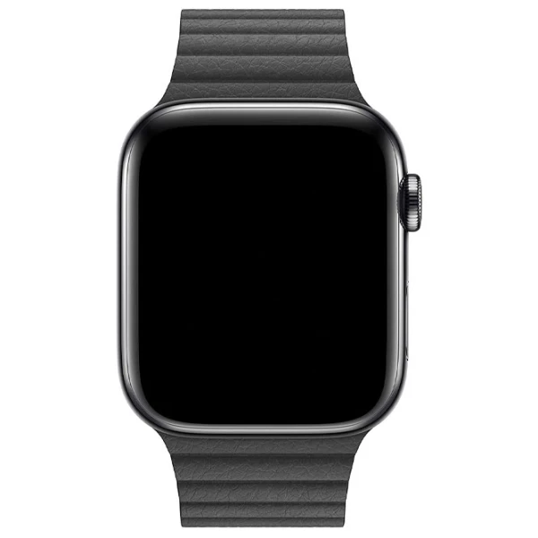 Curelușă Apple Watch Loop Leather/ 38/ 40 mm/ Black photo 3