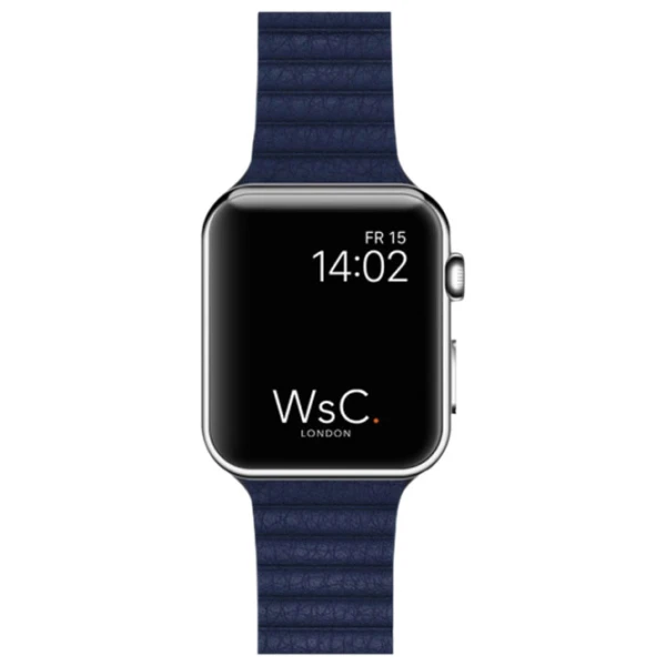Curelușă Apple Watch Loop Leather/ 38/ 40 mm/ Blue photo 2