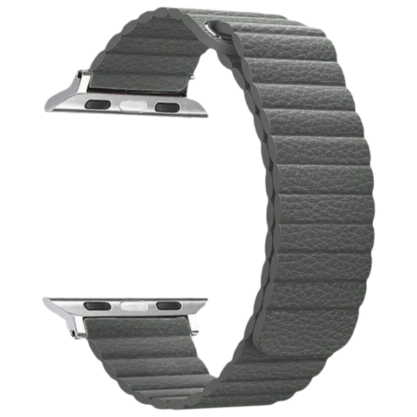 Curelușă Apple Watch Loop Leather/ 38/ 40 mm/ Gray photo 2