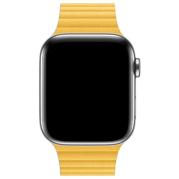 Curelușă Apple Watch Loop Leather/ 38/ 40 mm/ Meyer Lemon photo 3
