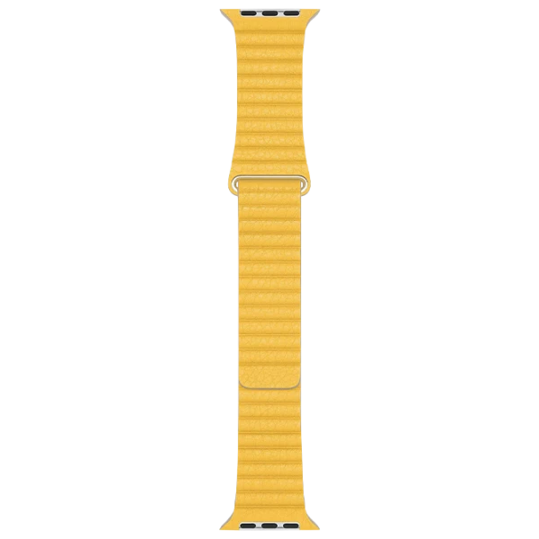 Curelușă Apple Watch Loop Leather/ 42/ 44 mm/ Meyer Lemon photo 1