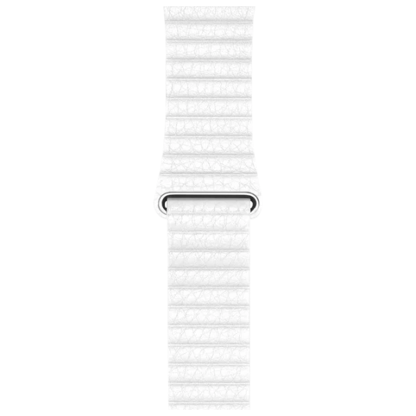 Curelușă Apple Watch Loop Leather/ 42/ 44 mm/ White Forest photo 1